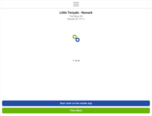 Tablet Screenshot of newarklittleteriyaki.com